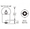 12 Volt 15W SCC BA15S base Warning bulb